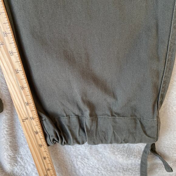 Iron Co. Cargo Pants Men XL Green Gorpcore Pull On Drawstring Leg Stretch NWT - Picture 10 of 12
